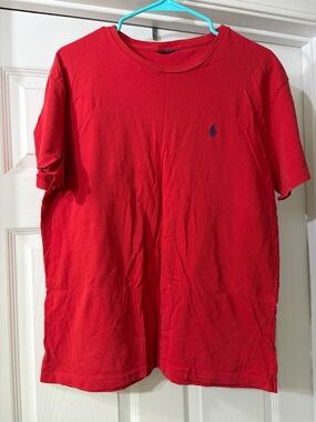 Polo by Ralph Lauren Red Short Sleeve Crewneck Tee with Navy Pony